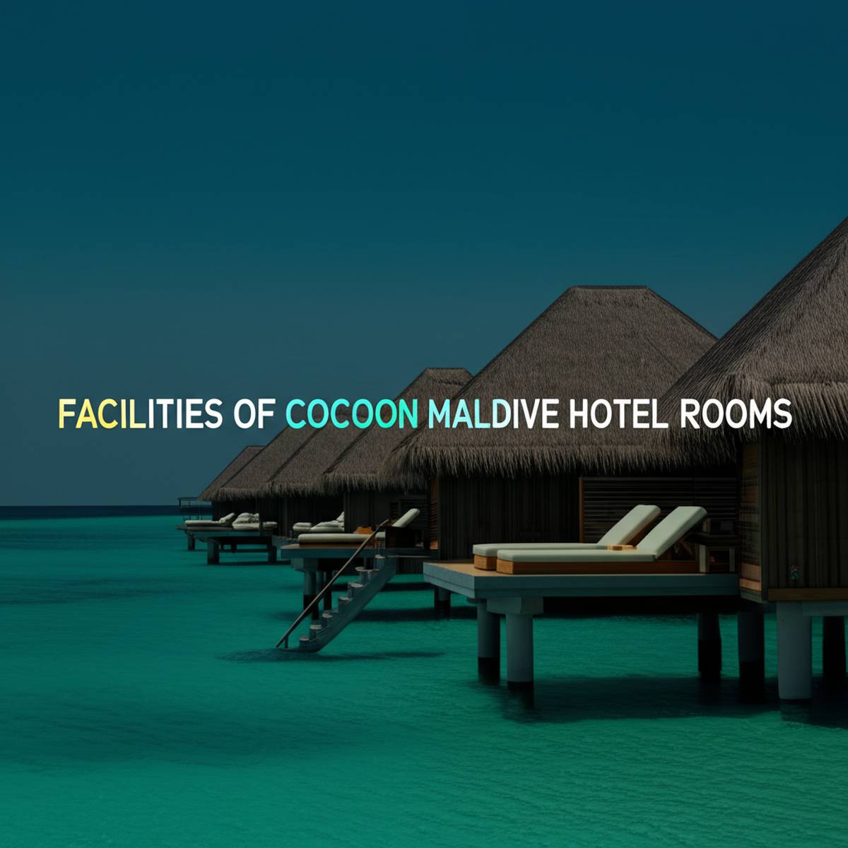 امکانات اتاق های هتل Cocoon Maldive