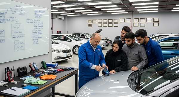 مراحل گرفتن مجوز تشخیص رنگ خودرو