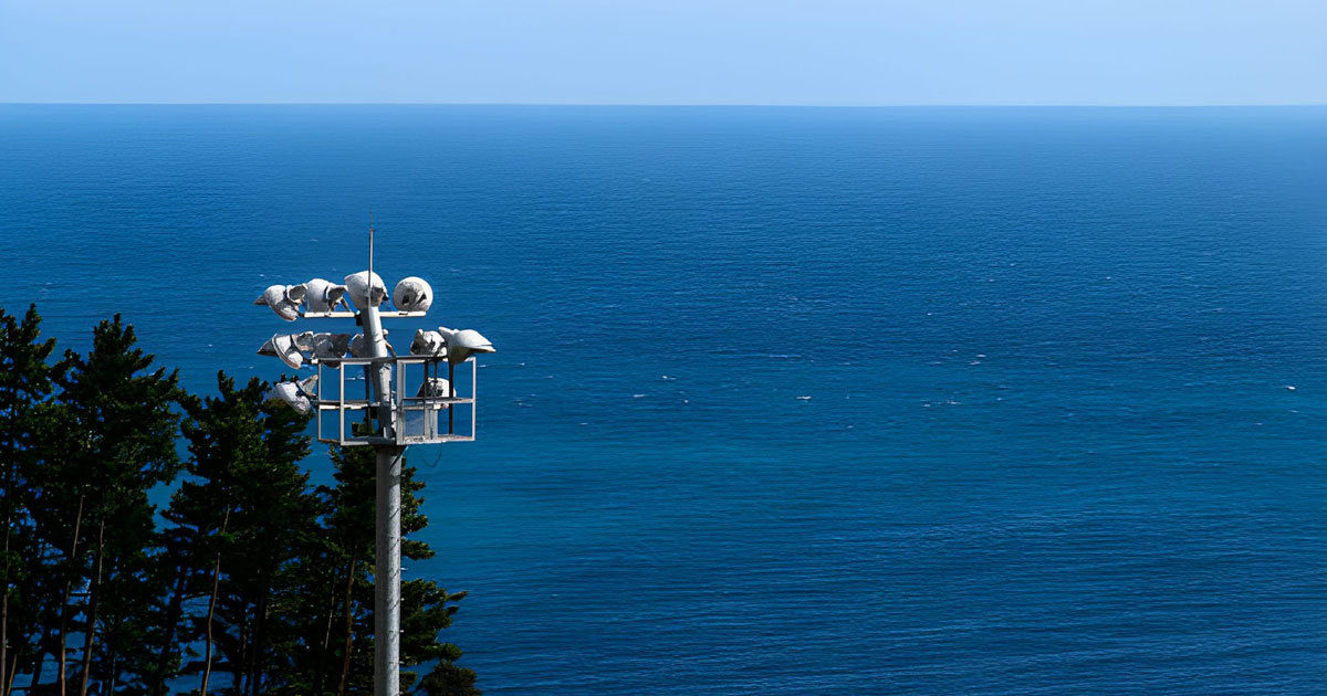 برج نوری ضد زنگ؛ مناسب مناطق مرطوب