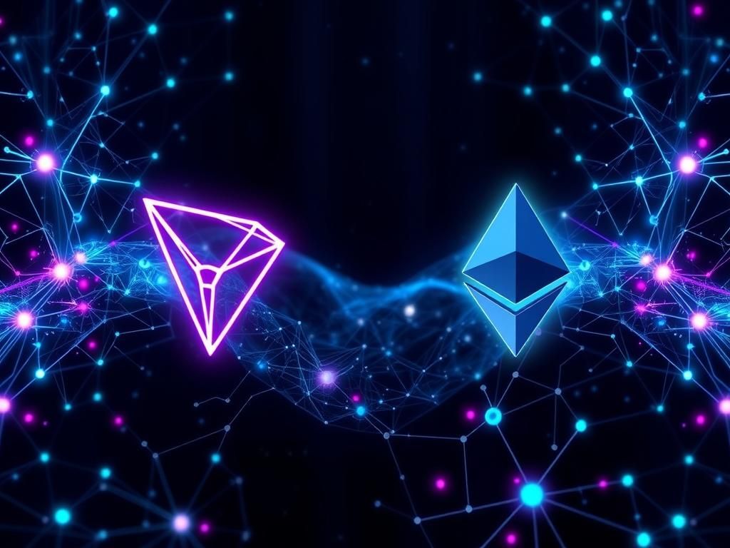 شبکه ترون و اتریوم: مقایسه جامع، تفاوت‌ها و کاربردها