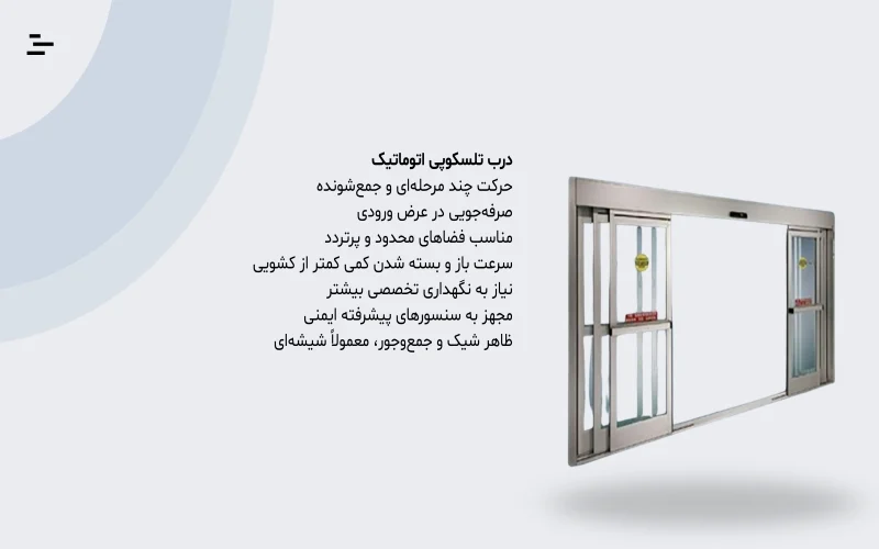 درب اتوماتیک تلسکوپی