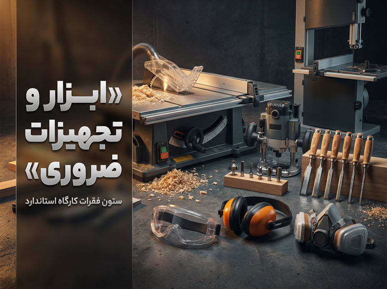 ابزارآلات موردنیاز کارگاه نجاری
