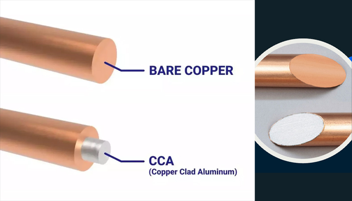 بررسی جنس کابل های شبکه - جنس مغزی (هادی) BC و CCA