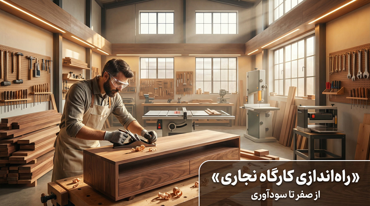 چگونه یک کارگاه نجاری استاندارد و سودآور از صفر راه‌اندازی کنیم؟