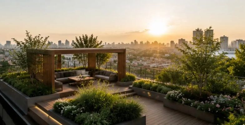 روف‌تاپ گاردن چیست و چه تفاوتی با روف گاردن دارد؟