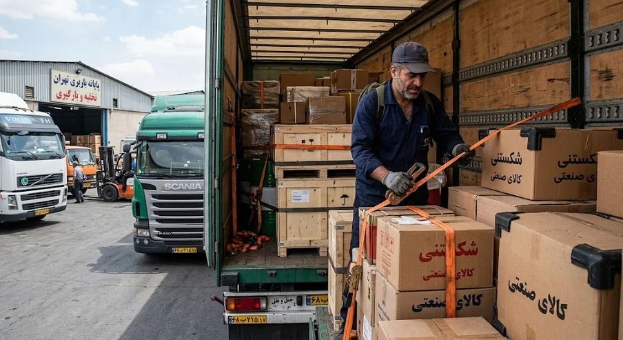 راهنمای جامع بسته‌بندی بار سنگین برای تریلی و کامیون + اصول بارچینی